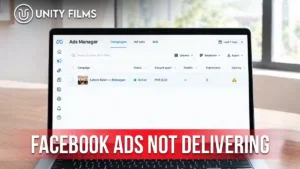 Facebook ads not delivering shown as an active campaign in Ads Manager with zero spend, no results and no impressions